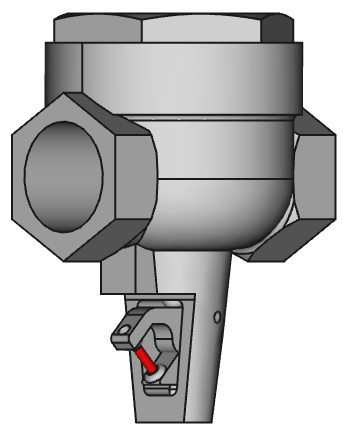 MJC 80mm - heat activated, 5mm bulb / Standard A - double outlet